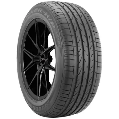 Certified 255/45R20 Bridgestone Dueler HP Sport 101W SL Black Wall Tire 133-306
