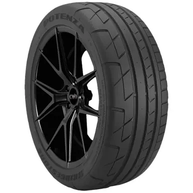 Best Seller 285/35ZRF20 Bridgestone Potenza RE070R Run Flat 100Y SL Black Wall Tire 001-327