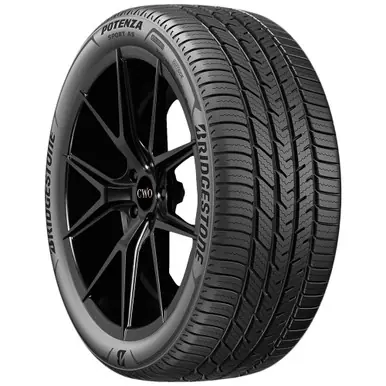 255/35R20 Bridgestone Potenza Sport A/S 97Y XL Black Wall Tire 011-944 Fan Favorite