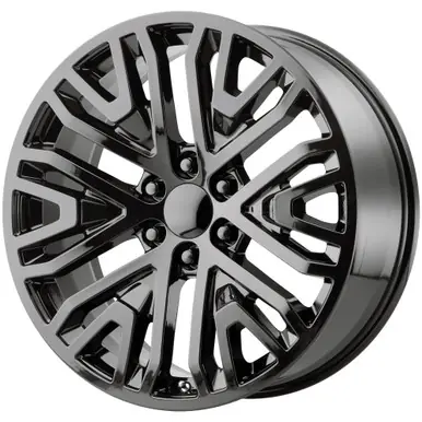Replica 1 RP15 24x10 6x5.5" +31mm Gloss Black Wheel Rim 24" Inch RP-152410G639+31GB Best Price
