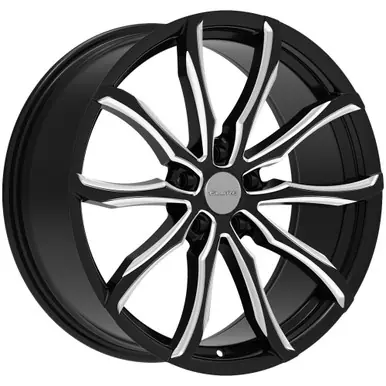 Elure 51 22x8 5x120 +38mm Black/Milled Wheel Rim 22" Inch ELR051-22866BMW Genuine