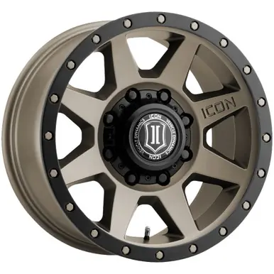 Discount Icon Alloys Rebound HD 18x9 8x180 +12mm Bronze Wheel Rim 18" Inch 1818908955BR