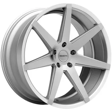Ravetti M7 22x9 5x120 +40mm Brushed Wheel Rim 22" Inch RAV-M7-22966SBR Express Delivery