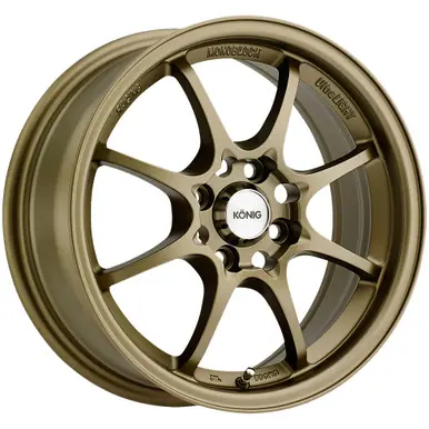 Konig Helium 15x6.5 4x100 +40mm Bronze Wheel Rim 15" Inch HE65D04408 Must Have