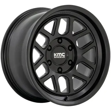 Clearance KMC KM446 Mesa Forged Monoblock 17x8.5 6x5.5" -10 Satin Black Wheel Rim 17" Inch KM446MX17856810N