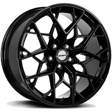 Weekend Sale Shift H35 Piston 19x8.5 5x112 +30mm Gloss Black Wheel Rim 19" Inch HF35951230GB
