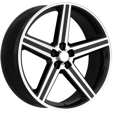 Exclusive Strada Replicas R148 IROC 20x8.5 5x120 +13mm Black/Machined Wheel Rim 20" Inch R148-052013GBM