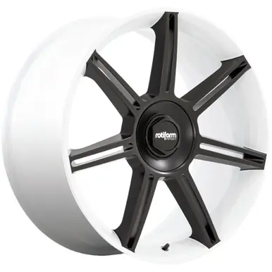 Reduced Price Rotiform FRA 22x12 5x130 +60mm White/Black Wheel Rim 22" Inch R908221263+60