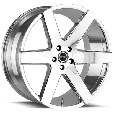 Strada S60 Coda 20x8.5 5x4.5" +35mm Chrome Wheel Rim 20" Inch S60051435 Authentic