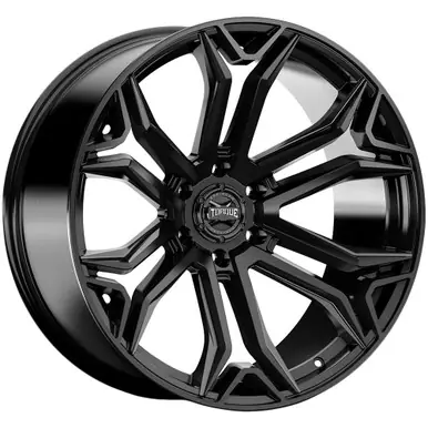 While Supplies Last Torque TW436C Recluse 22x10 6x5.5" -18mm Satin Black Wheel Rim 22" Inch TW436C-22108404-18