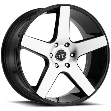 Genuine VCT V83 20x8.5 5x4.5" +35mm Black/Machined Wheel Rim 20" Inch V83-2085514+35BM