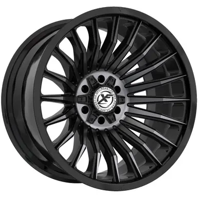 Mega Sale XF Off-Road XF-231 20x12 5x5"/5x5.5" -44mm Black/Titanium Wheel Rim 20" Inch XF-231201251271397-44BMTDT