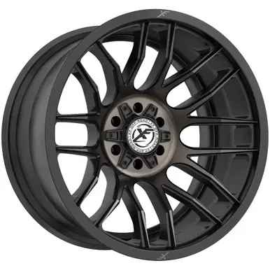 Seasonal Sale XF Off-Road XF-232 22x12 8x6.5"/8x180 -44mm Black/Bronze Wheel Rim 22" Inch XF-232221281651180-44SBMZDT