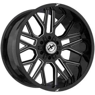Affordable XF Off-Road XF-235 20x10 8x6.5"/8x170 -24mm Black/Milled Wheel Rim 20" Inch XF-235201081651170-24GBM