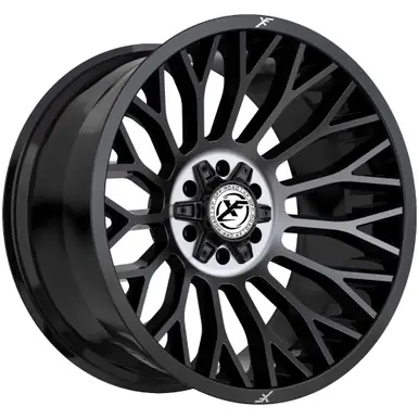 XF Off-Road XF-237 26x12 8x6.5"/8x170 -44mm Black/Tint Wheel Rim 26" Inch XF-237261281651170-44GBUDT Reduced Price
