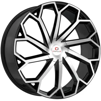 Best Price Cavallo CLV-51 20x8.5 5x4.5"/5x120 +35mm Black/Machined Wheel Rim 20" Inch CLV-51208551143120+35BM