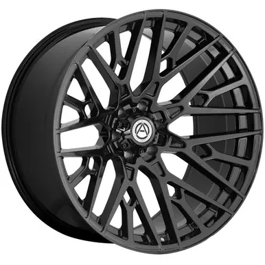 Top Rated Artem Off-Road A209 Trident 24x10 6x5.5" +0mm Gloss Black Wheel Rim 24" Inch A209-241061397+0GB
