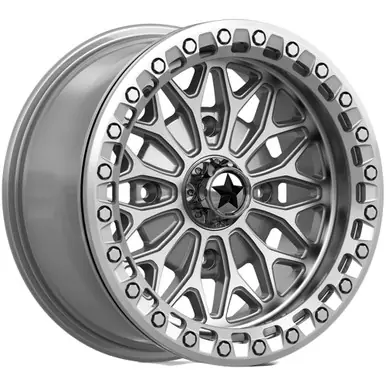 Don’t Miss Out MSA Off-Road M53 Bolo Beadlock 15x7 4x110 +38mm Silver Wheel Rim 15" Inch MA053SD15704038