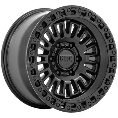 KMC KM554 Aztec 17x8.5 6x4.5" +25mm Double Black Wheel Rim 17" Inch KM554MB17856425 While Supplies Last