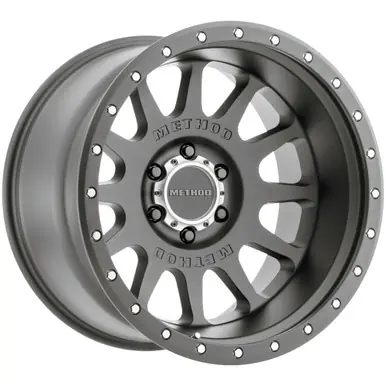 Best Choice Method MR605 NV 20x10 6x5.5" -24mm Titanium Wheel Rim 20" Inch MR60521060824N