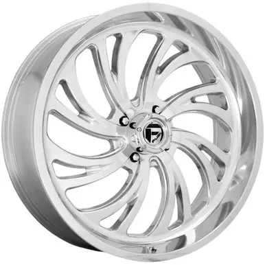 In Demand Fuel UTV D203 Kompressor 22x7 4x156 +13mm Polished Wheel Rim 22" Inch D2032270A544