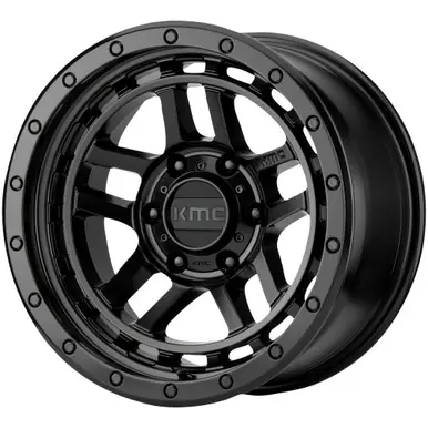 KMC KM540 Recon 18x8.5 6x4.5" +18mm Satin Black Wheel Rim 18" Inch KM54088564718 Editor’s Pick