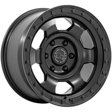 Brand New Black Rhino BR029 Trooper 17x8.5 5x5" -10mm Matte Black Wheel Rim 17" Inch BR029MX17855010N