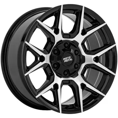 Moto Metal MO813 Mason 17x8.5 6x5.5" +0mm Black/Machined Wheel Rim 17" Inch MO813BD17856800 Bargain