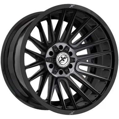 Money Back Guarantee XF Off-Road XF-234 22x12 5x5"/5x5.5" -44mm Black/Tint Wheel Rim 22" Inch XF-234221251271397-44GBUDT