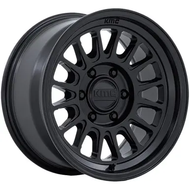 Same Day Shipping KMC KM733 Impact FFT 17x8.5 6x5.5" +0mm Matte Black Wheel Rim 17" Inch KM733MX17856800