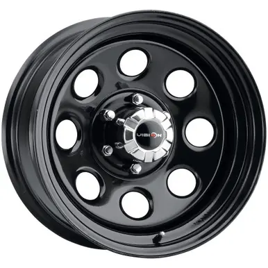 Free Delivery Vision 85 Soft 8 16x8 6x5.5" -12mm Gloss Black Wheel Rim 16" Inch 85H6883NS+C