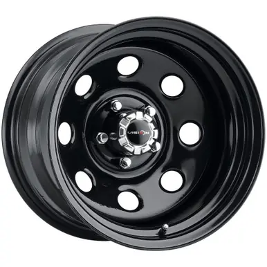 Vision 85 Soft 8 15x10 5x5.5" -39mm Gloss Black Wheel Rim 15" Inch 85H5185NS+C Buy Today