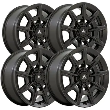 Top Pick (Set of 4) Staggered-Asanti ABL-41 Esquire 20" 5x112/5x120 Black Wheels Rims AB041MB20905927-AB041MB20055938