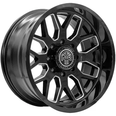 Thret Off-Road 901 Monarch 20x12 8x6.5" -44mm Black/Milled Wheel Rim 20" Inch 901AD-2012V-44 Popular