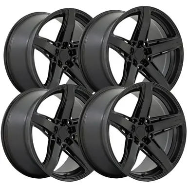 (Set of 4) Staggered-Niche M269 Teramo 20" 5x112 32mm Matte Black Wheels Rims M2692095F8+32-M2692011F8+44 Viral