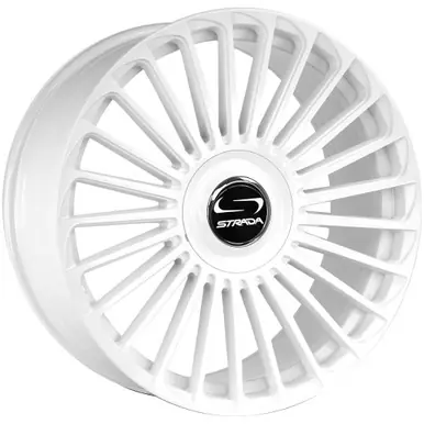 Strada SF68 Martello 22x9 5x115/5x120 +15mm White Wheel Rim 22" Inch SF6829051620GW Budget