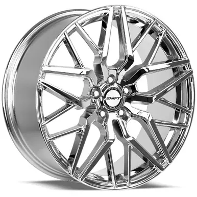 New Release Shift H33 Spring 20x8.5 5x4.5" +35mm Chrome Wheel Rim 20" Inch H33051435