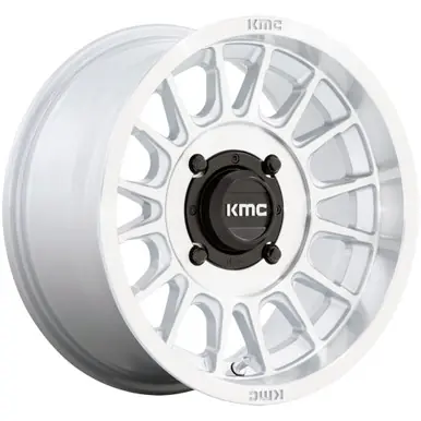 Top Pick KMC UTV KS138 Impact 15x10 4x156 +0mm Silver Wheel Rim 15" Inch KS138SD15104400