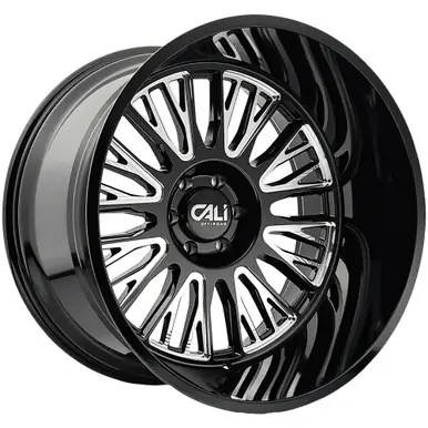 Cali Off-Road 9116 Vertex 24x14 8x170 -76mm Black/Milled Wheel Rim 24" Inch 9116-24470BM Instant Buy