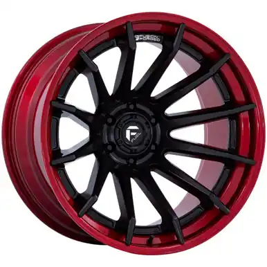 Fuel Fusion Forged FC403 Burn 20x9 6x5.5" +1mm Black/Red Wheel Rim 20" Inch FC403MQ20906801 Best Seller