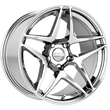 Clearance Kansei K15X Astro 19x9.5 5x4.5" +12mm Chrome Wheel Rim 19" Inch K15X-199512+12