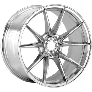 Seasonal Sale Modern Luxury MLF12 Flow Formed 18x8 5x4.5" +35mm Chrome Wheel Rim 18" Inch MLF12-188051143+35C