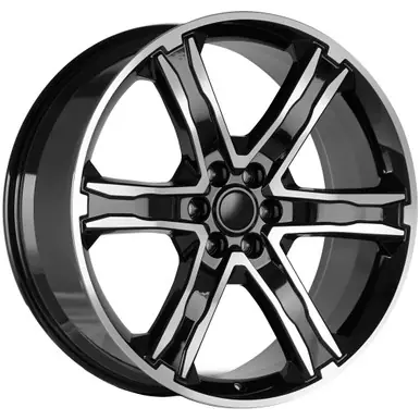 Big Sale OE Concepts FD06 Stealth 24x10 6x135 +31mm Black/Machined Wheel Rim 24" Inch FD06-24106135+31BM