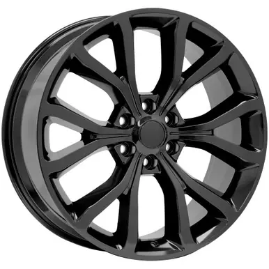 Trending OE Concepts FD05 Platinum 24x10 6x135 +31mm Gloss Black Wheel Rim 24" Inch FD05-24106135+31GB