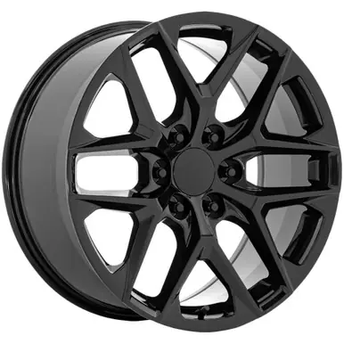 OE Concepts G23 New Snowflake 24x10 6x5.5" +24mm Gloss Black Wheel Rim 24" Inch G23-2410655+24GB Special Offer