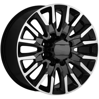 Budget OE Concepts G22 HD 20x8.5 8x180 +44mm Black/Machined Wheel Rim 20" Inch G22-20858180+44BM