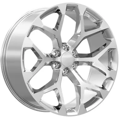 Hassle-Free Returns OE Concepts G23 Snowflake 22x9 6x5.5" +28mm Chrome Wheel Rim 22" Inch G23-2290655+28C