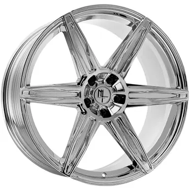 Modern Luxury MLF11 Flow Formed 22x10.5 5x112 +45mm Chrome Wheel Rim 22" Inch MLF11-221055112D+45C In Demand