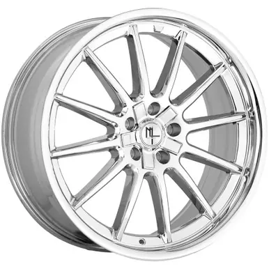 Place Order Modern Luxury MLF15 20x8.5 5x112 +35mm Chrome Wheel Rim 20" Inch MLF15-20855112+35C
