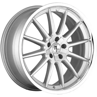 No Minimum Order Modern Luxury MLF15 22x8.5 5x4.5" +38mm Brushed/SSL Wheel Rim 22" Inch MLF15-228551143+38BRSL